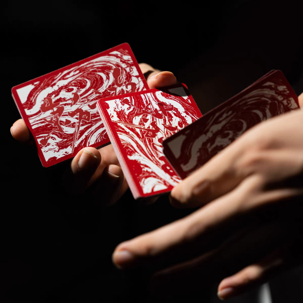 【千葉撲克】現貨 東方之海 三色燙金 金屬油墨工藝 收藏牌 魔術 花切專用牌 單車牌 禮物 紙牌 uspcc 渡邊燙金-細節圖6