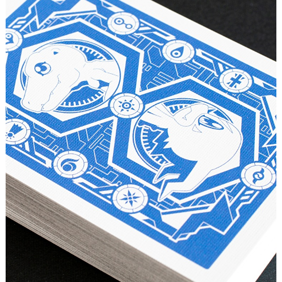 【千葉撲克】現貨 Bicycle x 數碼寶貝 聯名收藏撲克牌 花切練習牌 魔術道具 紙牌 uspcc 花切專用牌-細節圖2