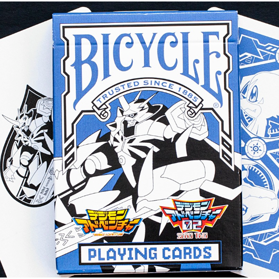 【千葉撲克】現貨 Bicycle x 數碼寶貝 聯名收藏撲克牌 花切練習牌 魔術道具 紙牌 uspcc 花切專用牌-細節圖3