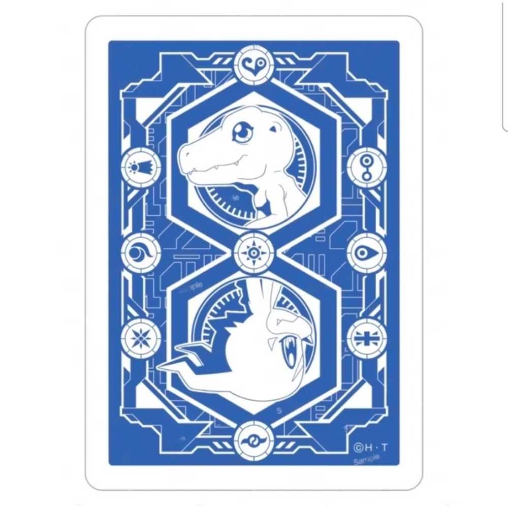 【千葉撲克】現貨 Bicycle x 數碼寶貝 聯名收藏撲克牌 花切練習牌 魔術道具 紙牌 uspcc 花切專用牌-細節圖10