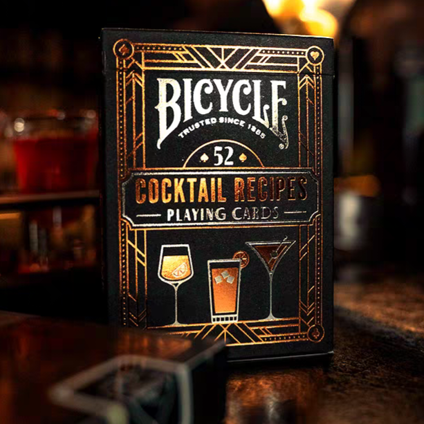 【千葉撲克】現貨 Bicycle 雞尾酒 cocktail recipes 收藏牌 魔術 花切專用牌 單車牌 禮物 紙牌-細節圖2