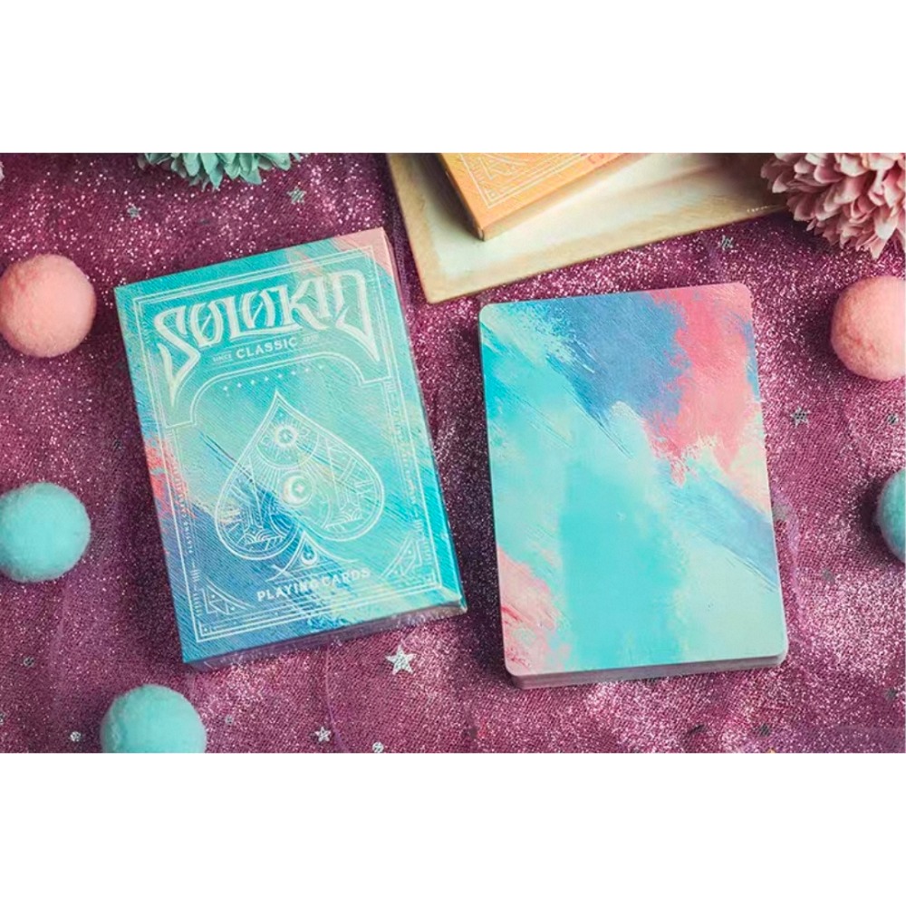 【千葉撲克】現貨 Solokid 虹夢 v4 最新款 彩虹牌 收藏牌 魔術 花切專用牌 單車牌 禮物 紙牌 uspcc-細節圖2