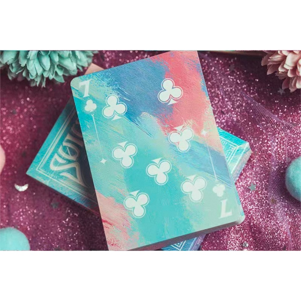 【千葉撲克】現貨 Solokid 虹夢 v4 最新款 彩虹牌 收藏牌 魔術 花切專用牌 單車牌 禮物 紙牌 uspcc-細節圖6
