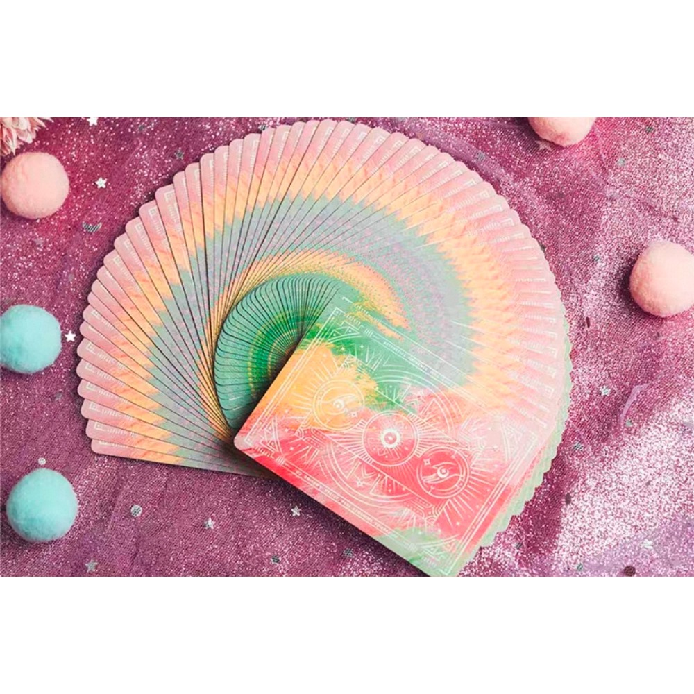 【千葉撲克】現貨 Solokid 虹夢 v4 最新款 彩虹牌 收藏牌 魔術 花切專用牌 單車牌 禮物 紙牌 uspcc-細節圖9