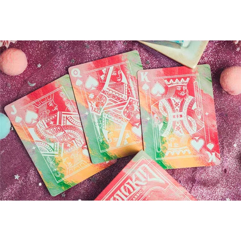 【千葉撲克】現貨 Solokid 虹夢 v4 最新款 彩虹牌 收藏牌 魔術 花切專用牌 單車牌 禮物 紙牌 uspcc-細節圖11