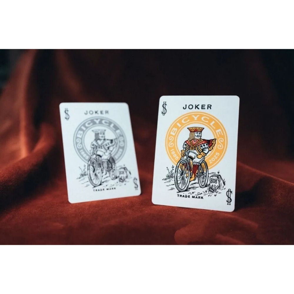 【千葉撲克】現貨 Bicycle 140週年燙金紀念款 單車 花切練習牌 魔術道具 收藏牌 紙牌 uspcc 花切專用牌-細節圖3