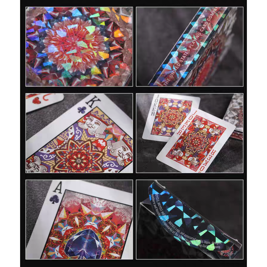 【千葉撲克】現貨 Bicycle 萬花筒 限量撲克牌 單車 花切練習牌 魔術道具 收藏牌 紙牌 uspcc 花切專用牌-細節圖8