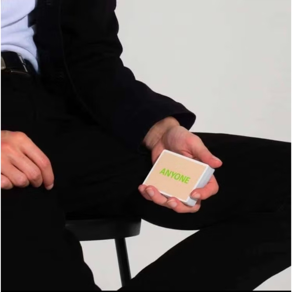 【千葉撲克】現貨 Anyone卡其色 cap logo Anyone撲克牌 A1撲克牌 花切撲克牌 花切牌 收藏牌-細節圖2