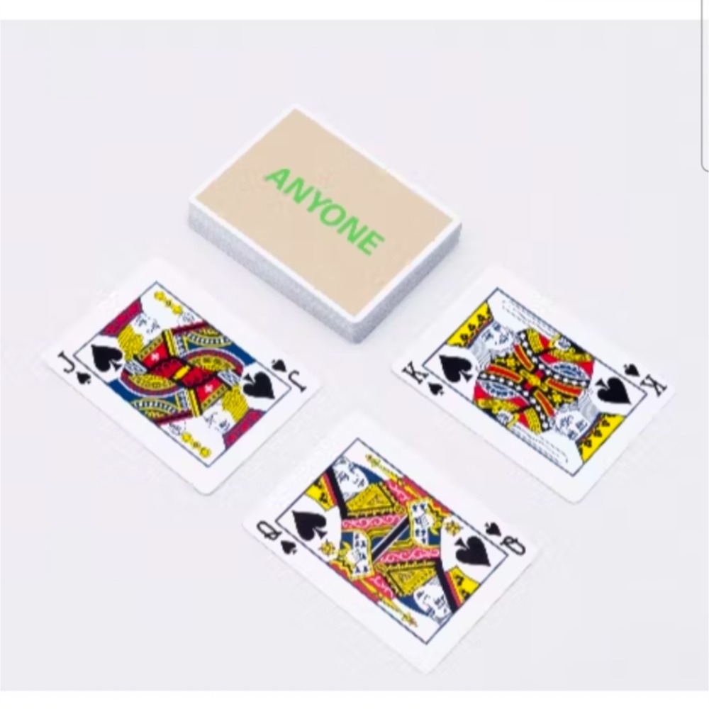 【千葉撲克】現貨 Anyone卡其色 cap logo Anyone撲克牌 A1撲克牌 花切撲克牌 花切牌 收藏牌-細節圖3