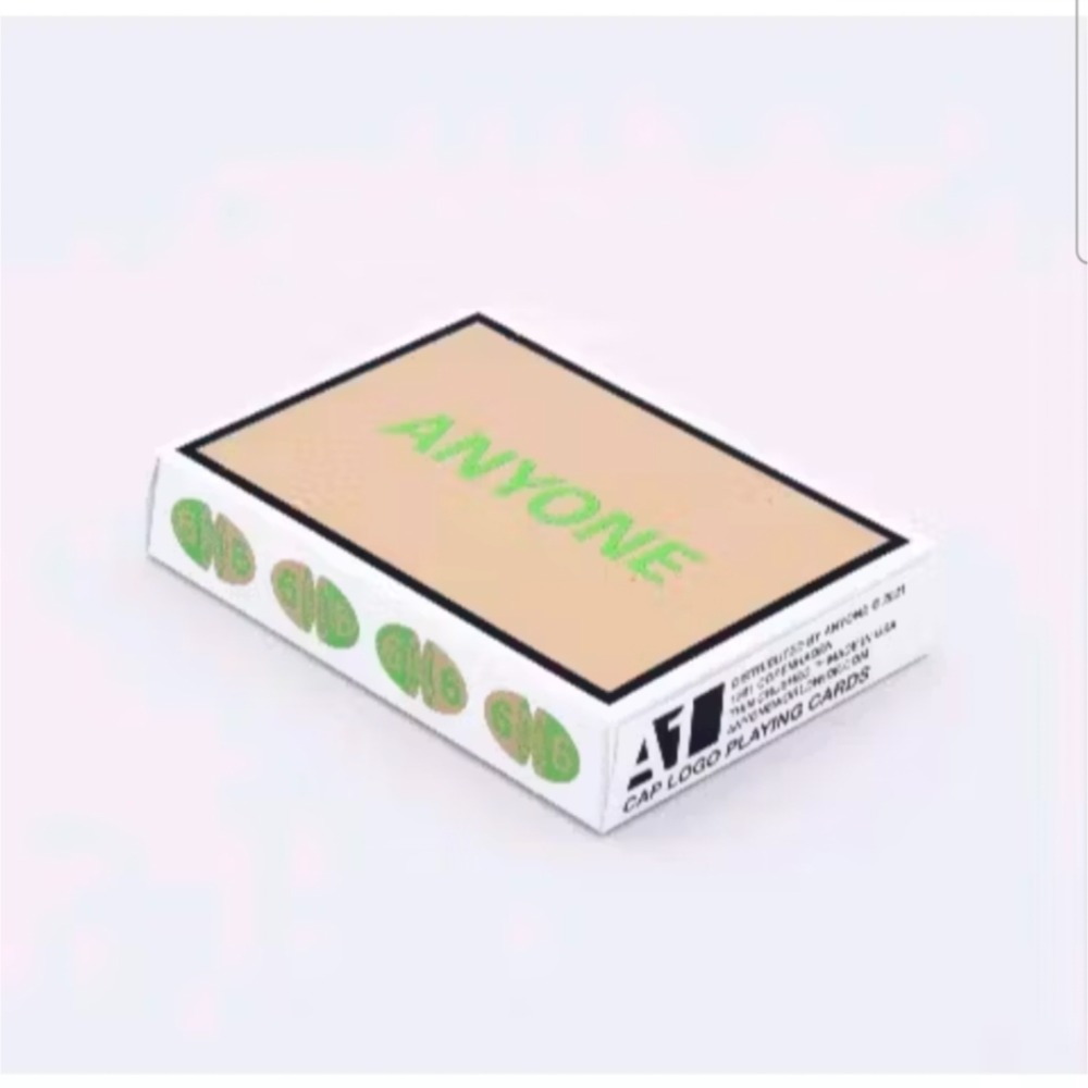 【千葉撲克】現貨 Anyone卡其色 cap logo Anyone撲克牌 A1撲克牌 花切撲克牌 花切牌 收藏牌-細節圖4