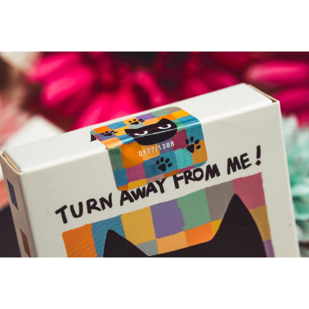 【千葉撲克】現貨 小黑貓撲克牌 標準款 典藏款 貓咪撲克牌 花切撲克牌 練習牌 收藏牌 魔術道具 燙金 uspcc 禮物-細節圖4