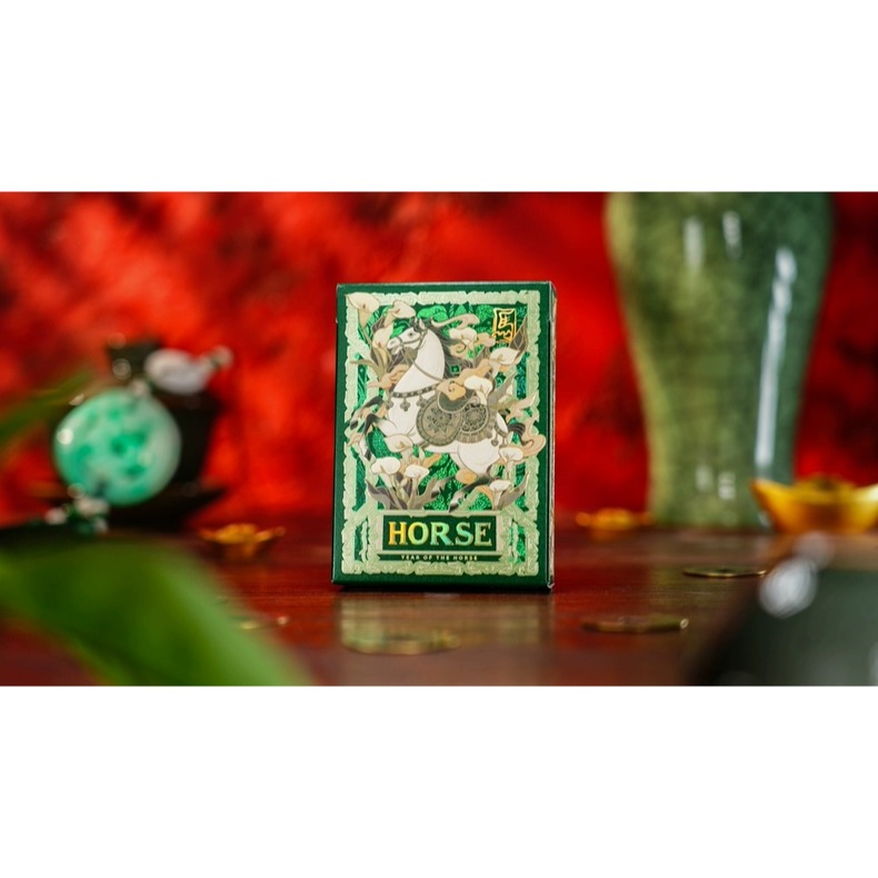 【千葉撲克】現貨 新年 馬年 馬年限定撲克牌 限量 新年禮物 過年 收藏牌 魔術 花切專用牌 單車牌 禮物 紙牌 TCC-細節圖8