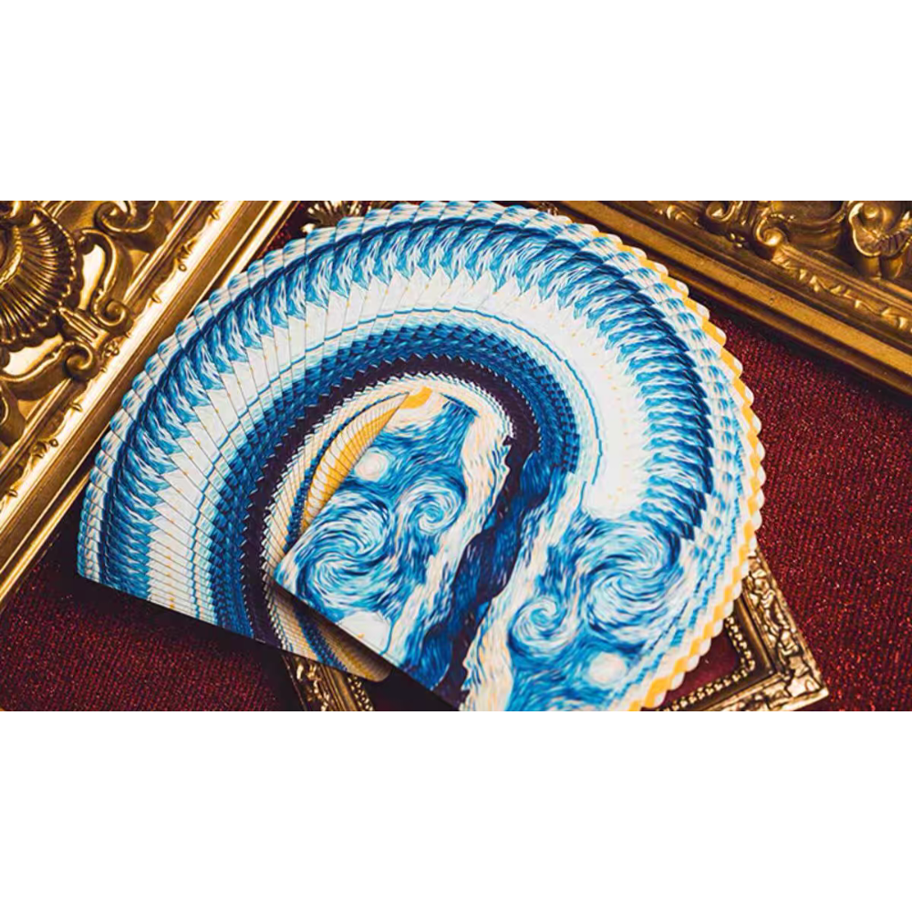 【千葉撲克】現貨 Uspcc梵谷自畫像撲克牌 梵高  花切撲克牌 練習牌 收藏牌 魔術道具 玫瑰 自畫像 星空-細節圖3