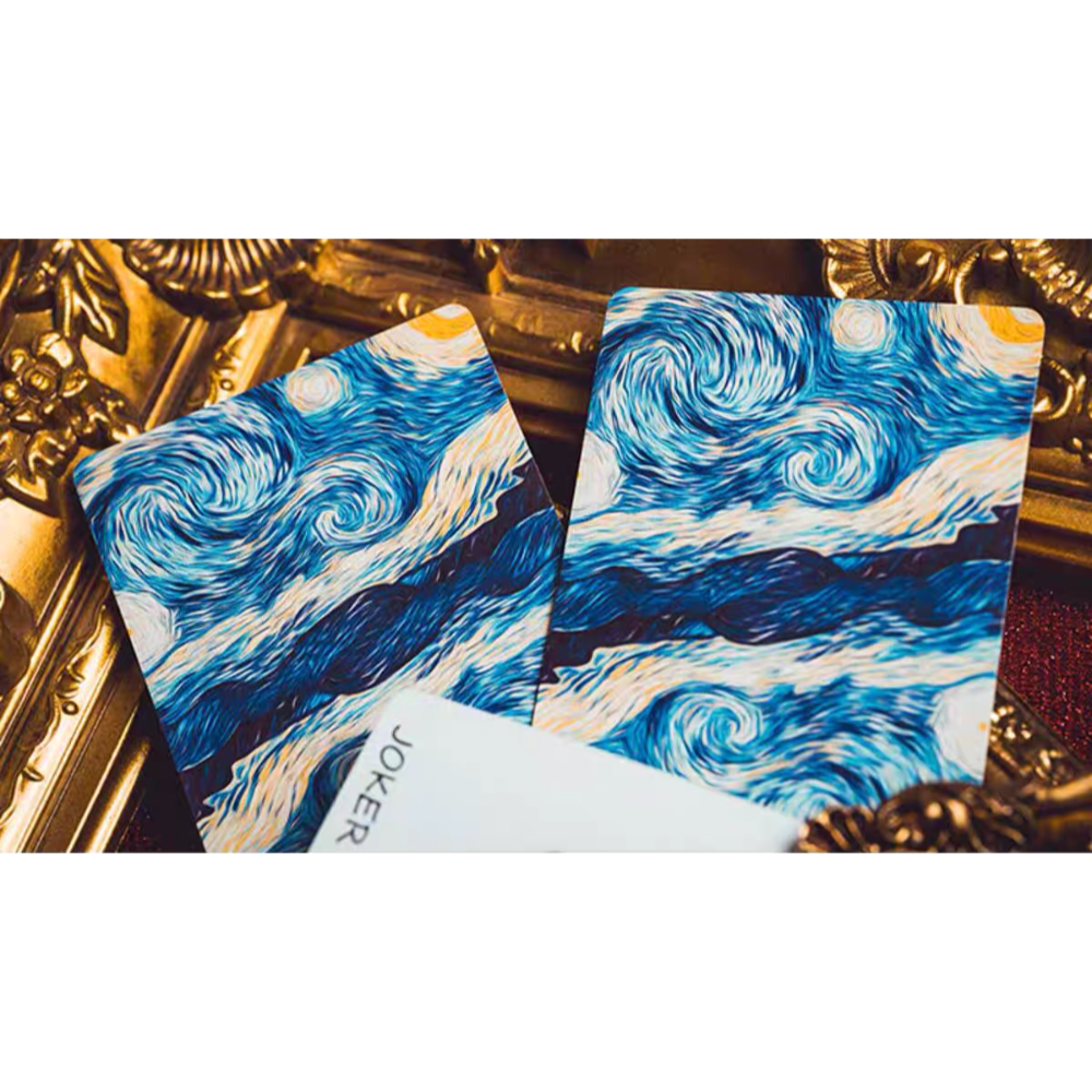 【千葉撲克】現貨 Uspcc梵谷自畫像撲克牌 梵高  花切撲克牌 練習牌 收藏牌 魔術道具 玫瑰 自畫像 星空-細節圖4