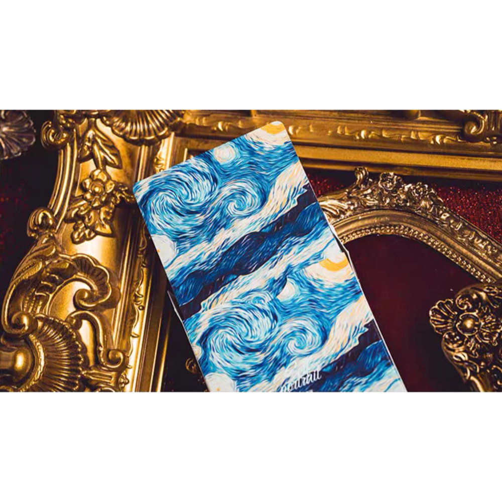 【千葉撲克】現貨 Uspcc梵谷自畫像撲克牌 梵高  花切撲克牌 練習牌 收藏牌 魔術道具 玫瑰 自畫像 星空-細節圖5