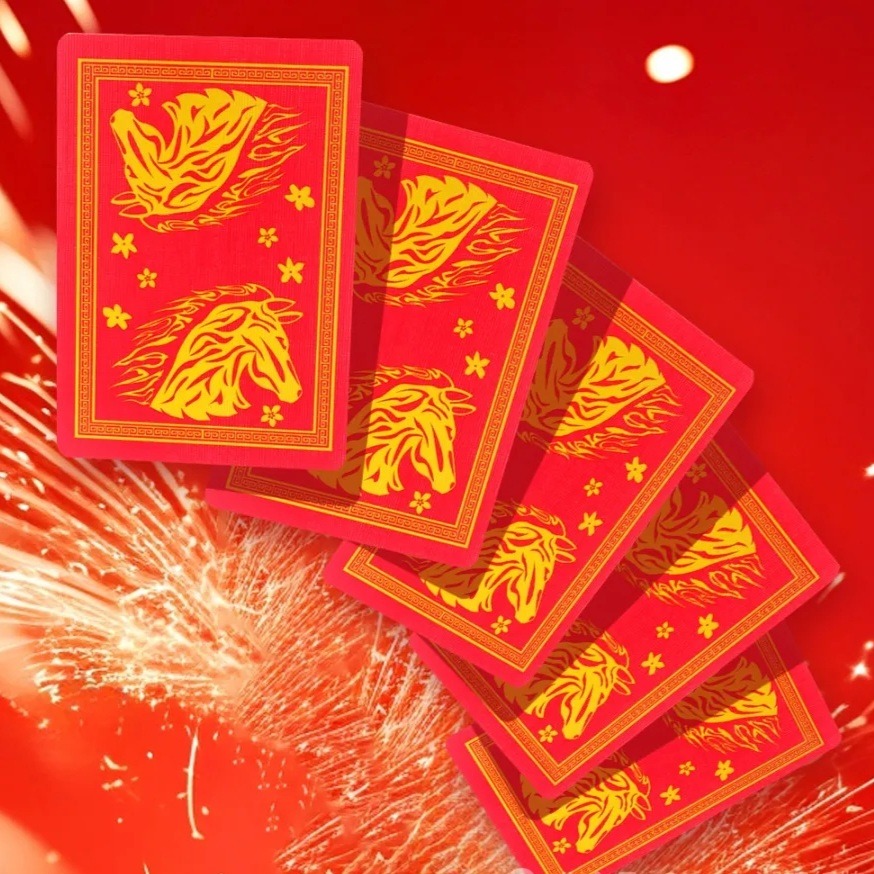 【千葉撲克】現貨 馬年特別款 Bee 蜜蜂牌 2026 收藏牌 魔術 花切專用牌 單車牌 禮物 紙牌 uspcc 渡邊-細節圖7