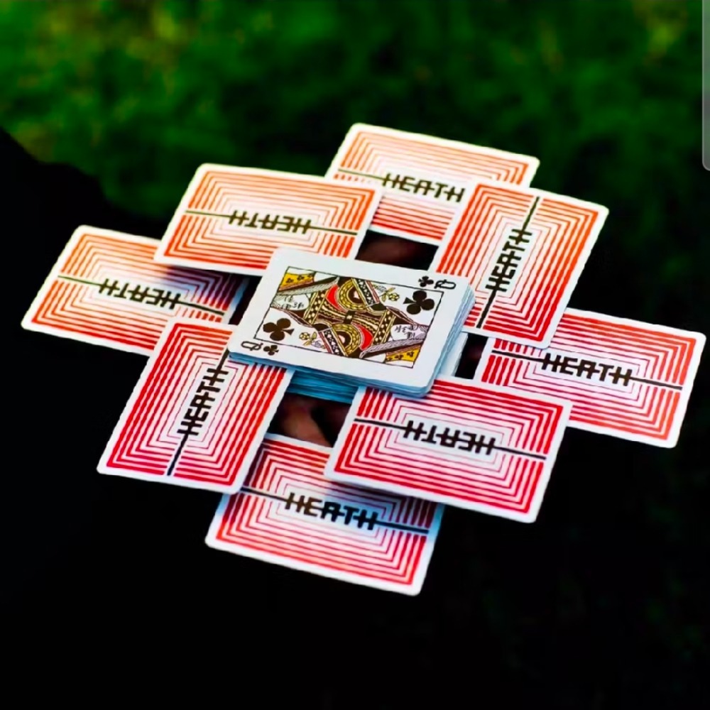 【千葉撲克】現貨 Heath back v1撲克牌 王中王 花切撲克牌 練習牌 收藏牌 魔術道具 紅 Uspcc-細節圖4