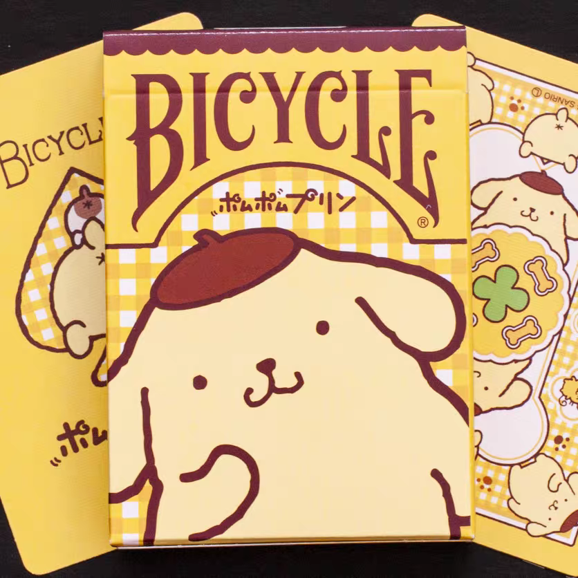 【千葉撲克】現貨 Bicycle x 布丁狗 正版撲克牌 庫洛米 單車 練習牌 收藏牌 紙牌 uspcc 花切專用-細節圖2
