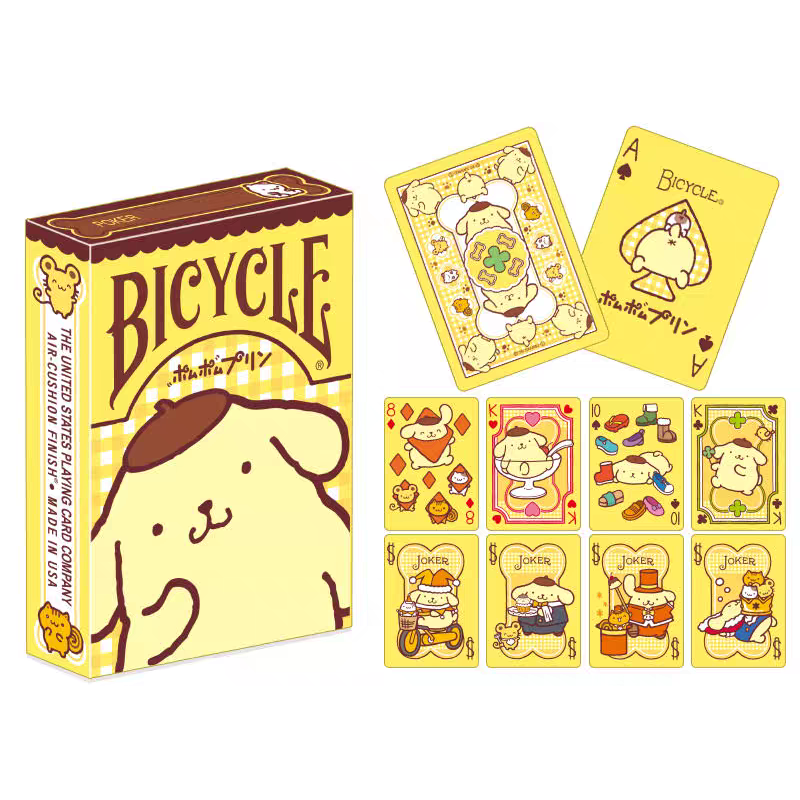 【千葉撲克】現貨 Bicycle x 布丁狗 正版撲克牌 庫洛米 單車 練習牌 收藏牌 紙牌 uspcc 花切專用-細節圖4