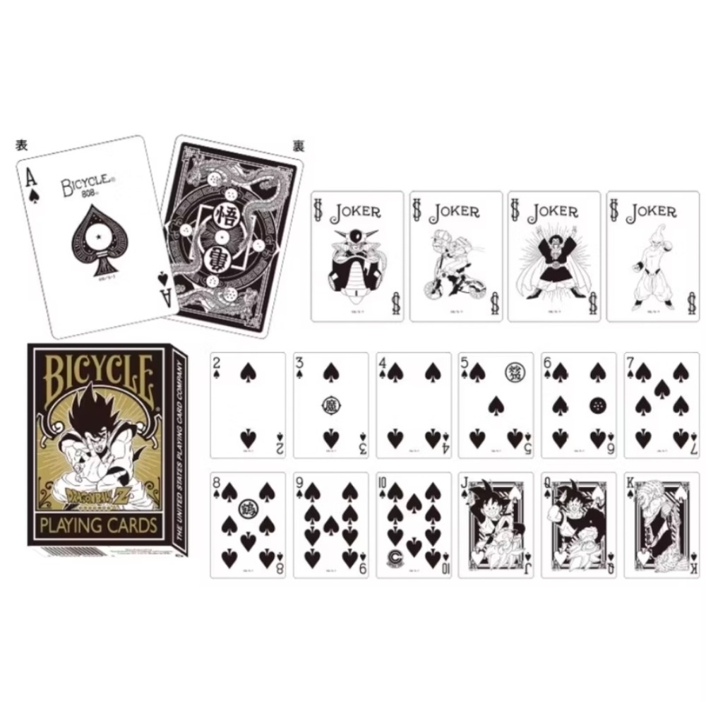 【千葉撲克】現貨 Bicycle x 七龍珠 正版 dragon ball z 動漫 動畫 週邊 收藏牌 魔術 花切專用-細節圖6