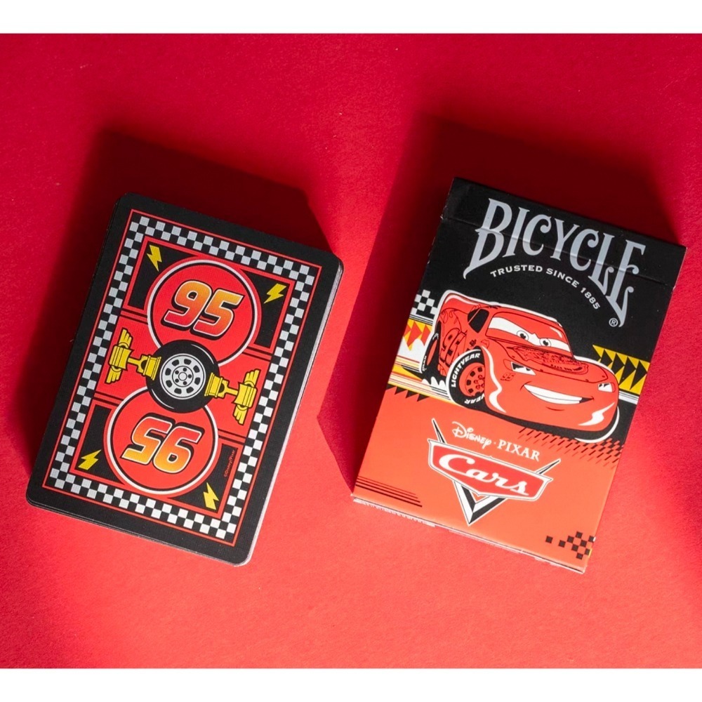 分【千葉撲克】現貨 Bicycle 汽車總動員 Cars 閃電麥坤 迪士尼 皮克斯 聯名撲克牌 收藏牌 魔術 花切專用牌-細節圖3