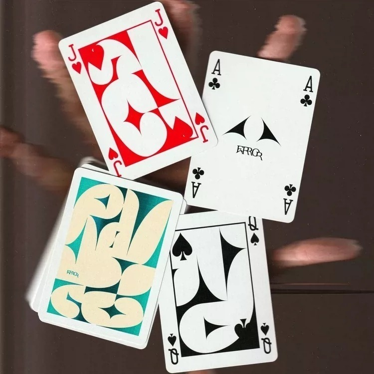 【千葉撲克】現貨 Dealersgrip 藍色 holo error│DG撲克牌 藍色大腸 收藏牌 魔術 花切專用牌-細節圖3