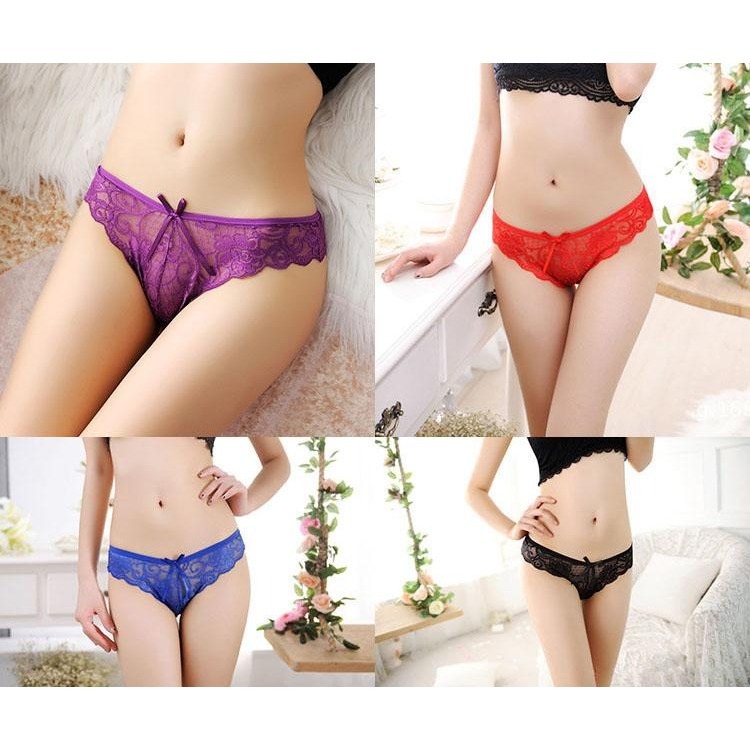 日系緹花刺繡蕾絲性感內褲 無痕三角褲 女內褲 中低腰內褲 情趣丁字褲 蕾絲內褲 美臀 誘惑 內褲女生 透明內褲 網紗內褲-細節圖2