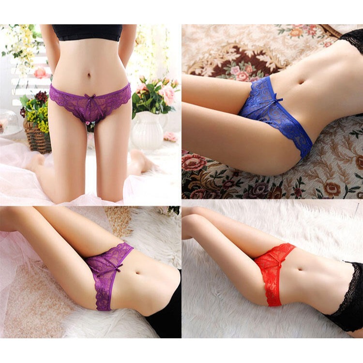 日系緹花刺繡蕾絲性感內褲 無痕三角褲 女內褲 中低腰內褲 情趣丁字褲 蕾絲內褲 美臀 誘惑 內褲女生 透明內褲 網紗內褲-細節圖7