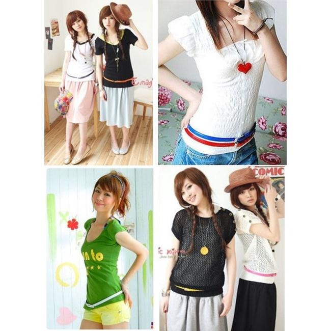 韓版糖果色皮帶 細腰帶 女生皮帶 韓系皮帶 連身裙 裝飾腰帶 皮帶女 亮皮皮帶 韓國服飾配件 針扣皮帶 女用腰帶 細皮帶-細節圖6