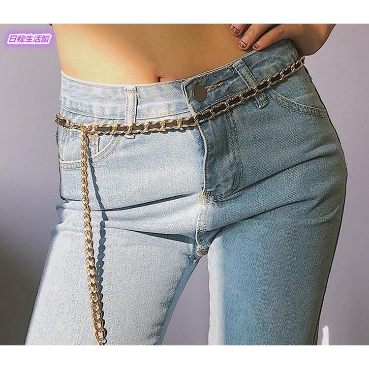 金屬絨布腰帶 腰鍊 洋裝連衣裙配飾 金屬腰鏈 腰帶女 編織皮帶 日系服飾配件 女用皮帶 細腰帶 腰繩 金屬腰帶 細皮帶-細節圖3