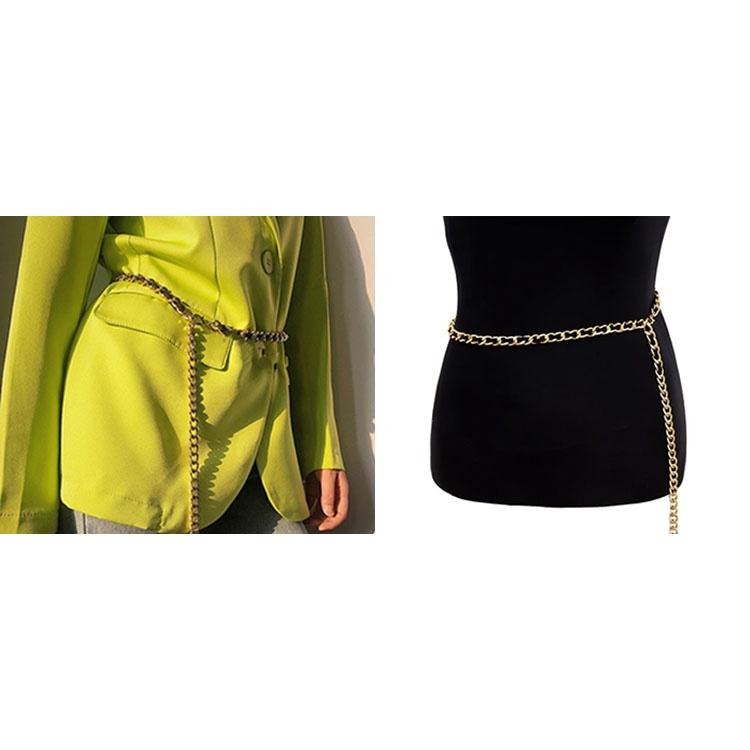 金屬絨布腰帶 腰鍊 洋裝連衣裙配飾 金屬腰鏈 腰帶女 編織皮帶 日系服飾配件 女用皮帶 細腰帶 腰繩 金屬腰帶 細皮帶-細節圖9