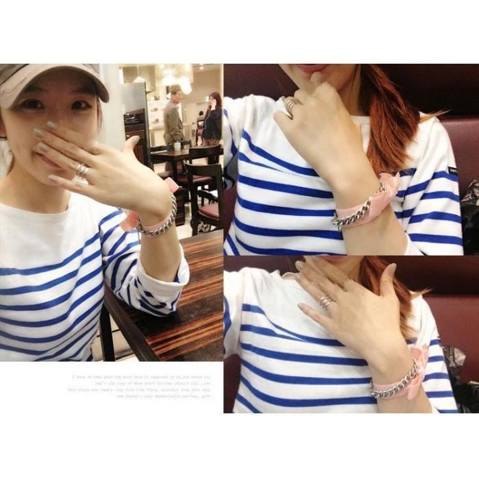 日韓生活館 韓國流行飾品 簡約開口戒指 韓版首飾 銀色指環 女戒指 韓風時尚金屬戒指 日系流行配件 可調節戒指 台灣現貨-細節圖2