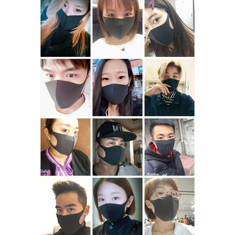 日韓明星同款時尚黑色口罩 透氣輕薄口罩 3D口罩立體口罩 情侶口罩 防塵防曬口罩 薄款口罩 造型口罩 水洗口罩可清洗口罩-細節圖5