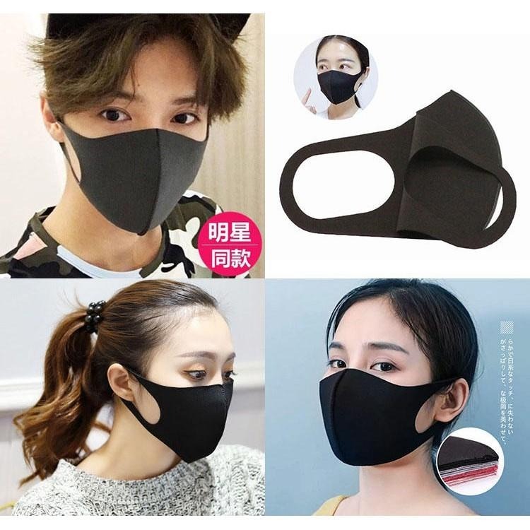 日韓明星同款時尚黑色口罩 透氣輕薄口罩 3D口罩立體口罩 情侶口罩 防塵防曬口罩 薄款口罩 造型口罩 水洗口罩可清洗口罩-細節圖6
