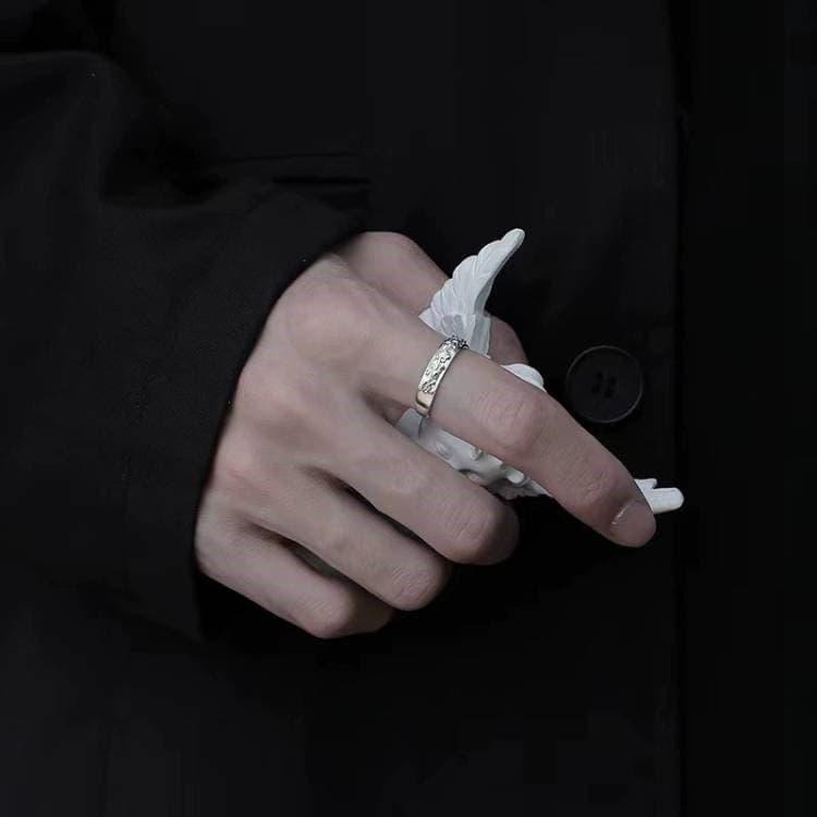 貔貅戒指 食指戒 男女戒指 招財戒指 復古戒指 開運飾品 指環 戒指女 戒指男 情侶戒指 轉運戒指 可調節戒指 開口戒指-細節圖8