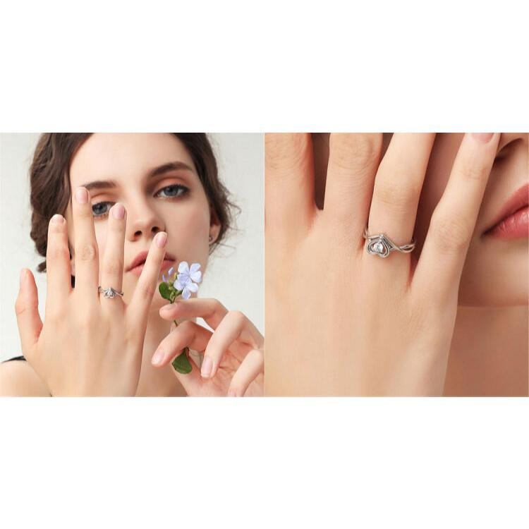 愛心戒指 鋯石戒指 單鑽戒指時尚指環 韓國飾品 開口戒指 可調戒指 女生戒指 怦然心動情人節禮物 心型鑲鑽戒指 仿真鑽戒-細節圖9