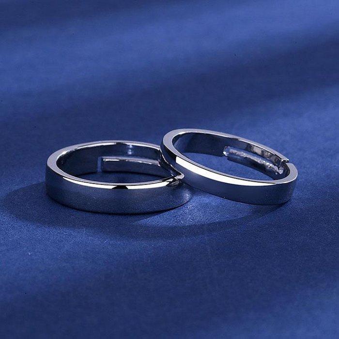 光面戒指 銀戒指 情侶戒指 男女對戒 素面戒指 可調式戒指 開口戒指 銀飾 活口戒指 亮面戒指 尾戒 情人閨蜜戒指 飾品-細節圖8