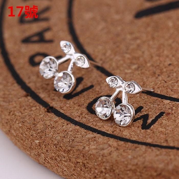 韓版精美耳環 珍珠耳環 閃鑽耳釘 多款造型耳環 鋯石耳環 水鑽耳環 氣質百搭耳飾 韓式耳環 水晶耳環 韓國飾品 韓系首飾-細節圖5