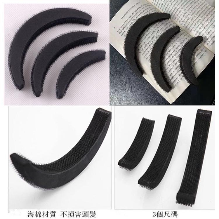 日系髮飾 瀏海墊高器 頭髮增高器 增高髮墊 蓬髮器 公主頭造型盤髮器 墊髮器 髮根 蓬鬆髮型整髮器 蓬蓬貼 日式美髮工具-細節圖3