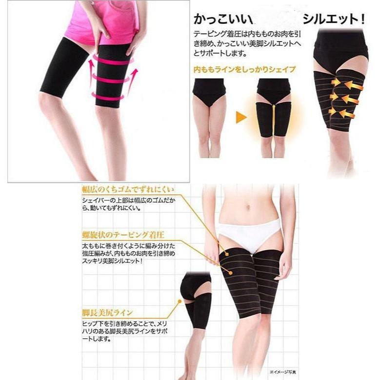 大腿襪套 束腿套塑腿帶 雙腿曲線勻稱 壓力大腿套 塑型襪 束腿帶 壓縮腿套 按摩束套 塑身加壓腿帶護腿套 健身 大腿束套-細節圖4