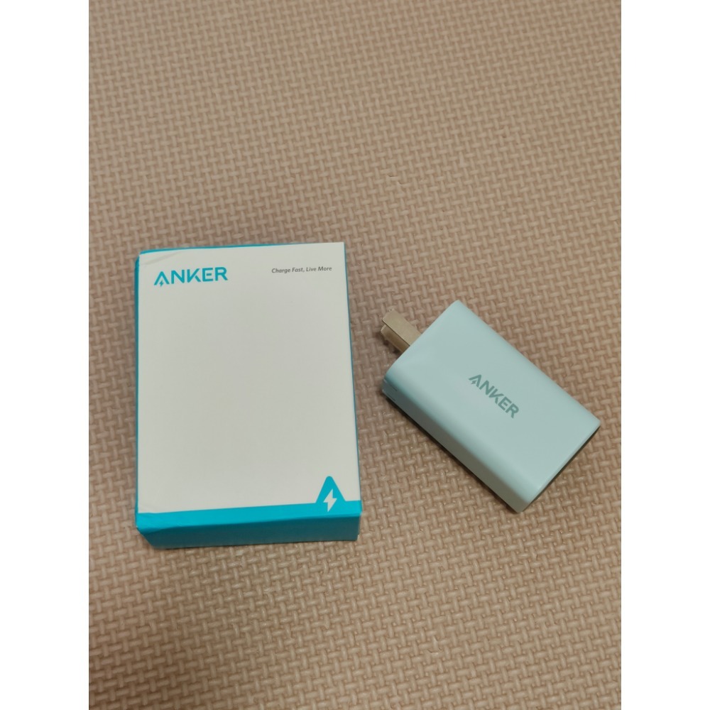 二手 ANKER 安克 535 Charger 藍色 冰晶 65w 充電 GaN 氮化鎵 A2332 閃充 快充 PD-細節圖2