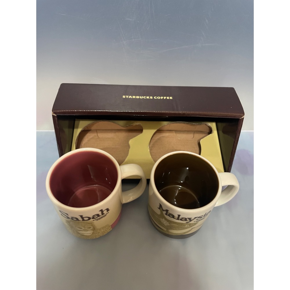 星巴克 馬來西亞 沙巴 正品 吉隆坡 旅遊購入 絕版品 城市杯 迷你杯 YAH BTS Sabah malaysia-細節圖6