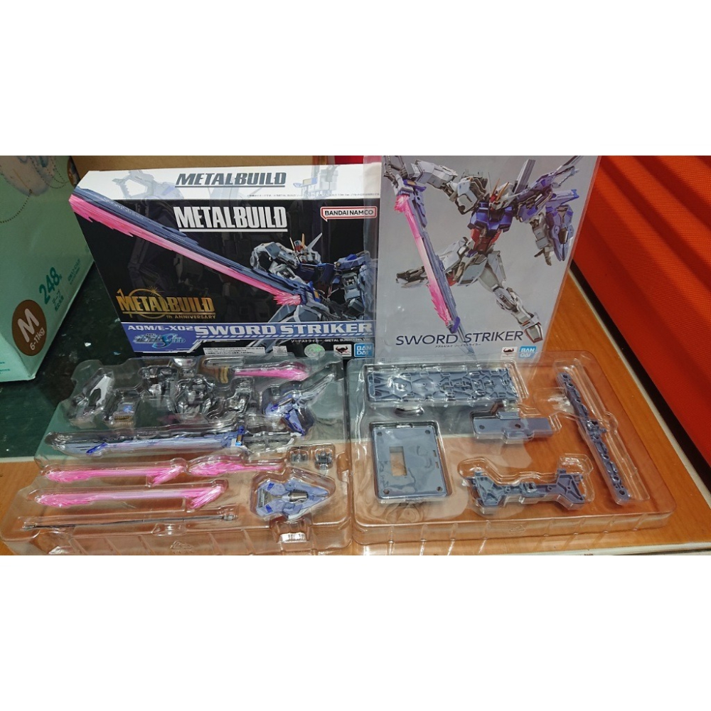 （二手已拆） 日版  Metal Build MB 攻擊鋼彈 海利歐波里斯 & 巨劍裝 & 重炮裝-細節圖2