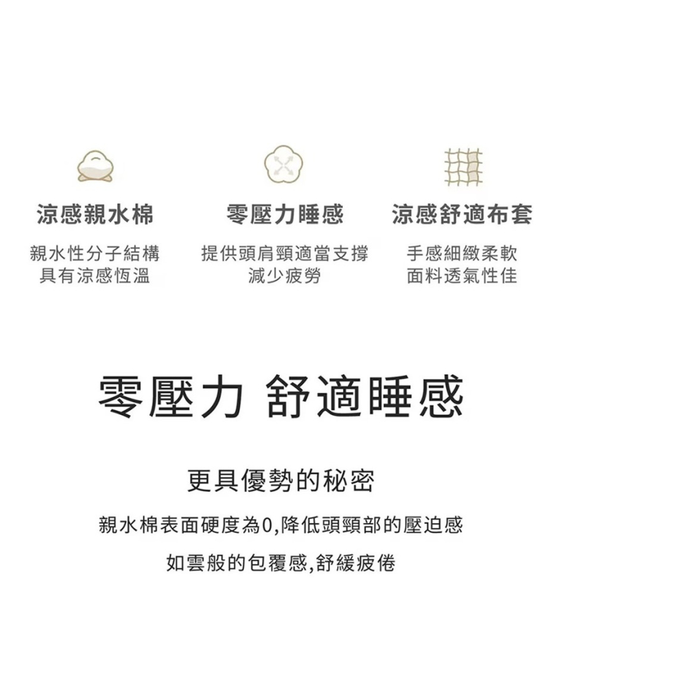 <代購好事多>幻知曲 涼感舒眠枕 66公分 X 38公分 X 11公分-細節圖6