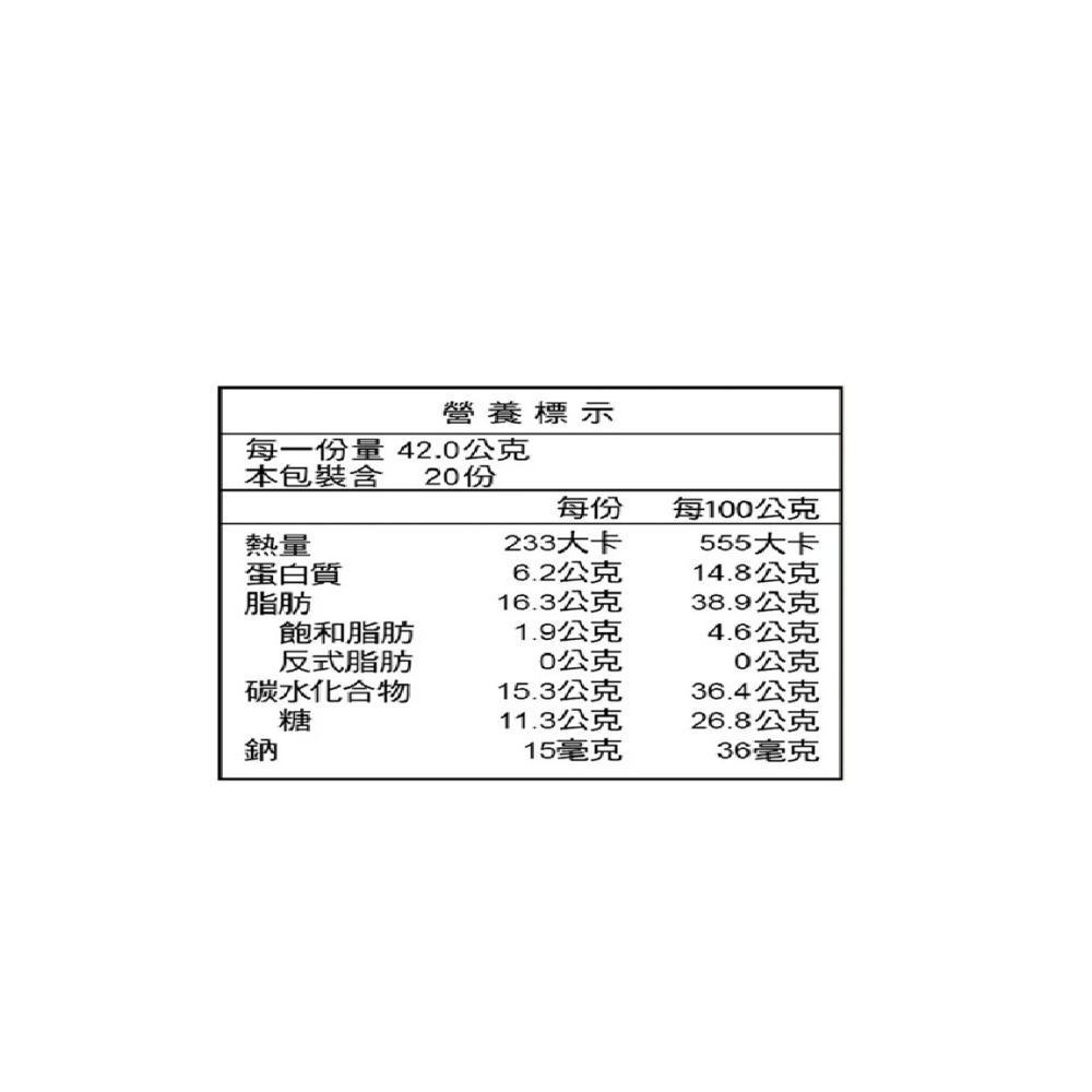 <代購好事多>萬歲牌 總匯點心包 42公克 X 20包-細節圖3