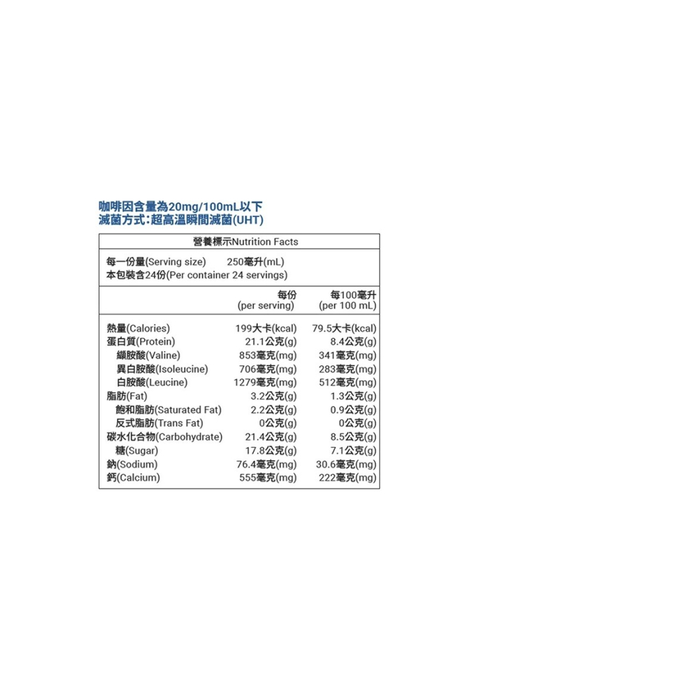 <代購好事多>義美生醫 即飲牛奶蛋白飲 奶茶風味 250毫升 X 24入-細節圖3