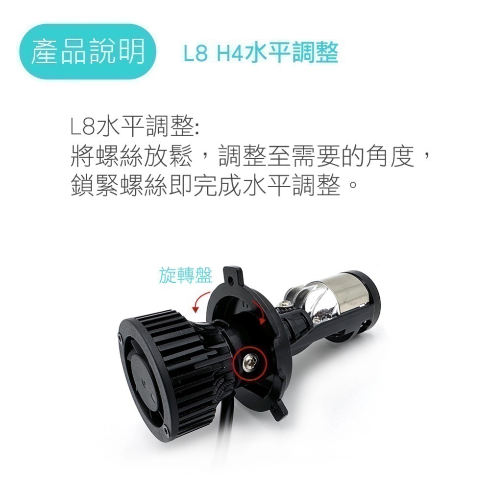 SLO【L8 LED大燈】小魚眼 魚眼 H4 H7 H17 H11 9006 R3 X1 LED大燈 台灣現貨-細節圖4