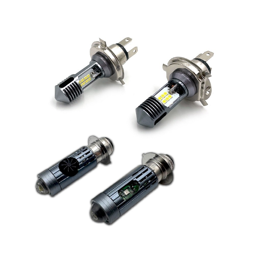 【老車救星 LED大燈3.0】老車救星 H4 H6 LED小皿 小盤 大燈 交流電 化油車 適用 迪爵 豪邁 Dio-細節圖2