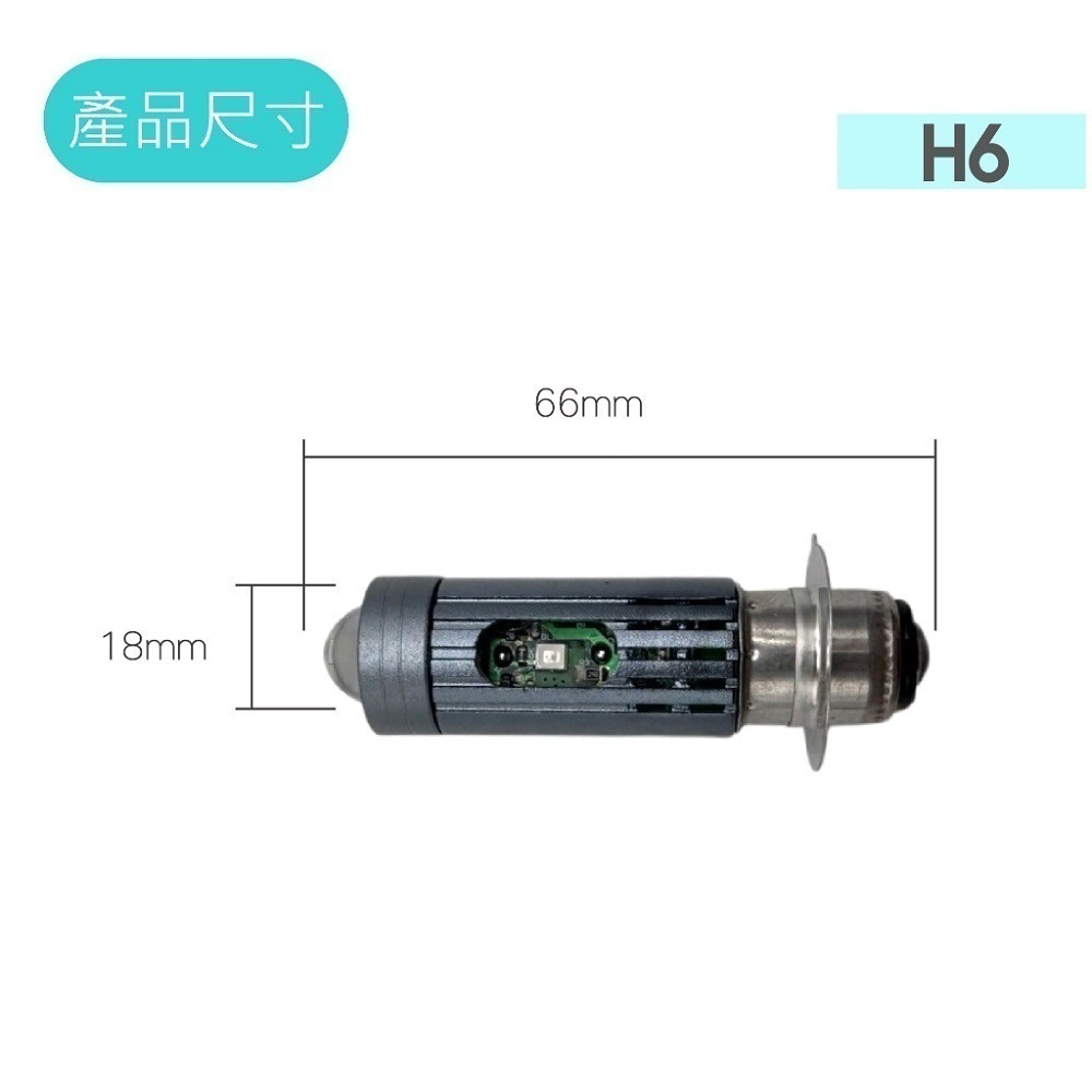 【老車救星 LED大燈3.0】老車救星 H4 H6 LED小皿 小盤 大燈 交流電 化油車 適用 迪爵 豪邁 Dio-細節圖8