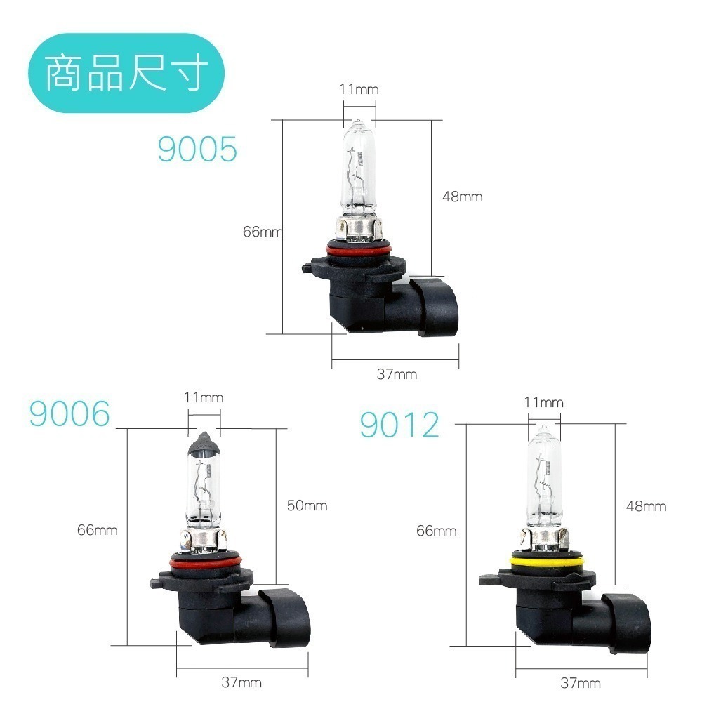 SLO【汽機車 鹵素燈泡】車頭大燈 原廠型燈泡 機車大燈 汽車大燈 鹵素燈 H1 H4 H7 H11 9006 9005-細節圖7